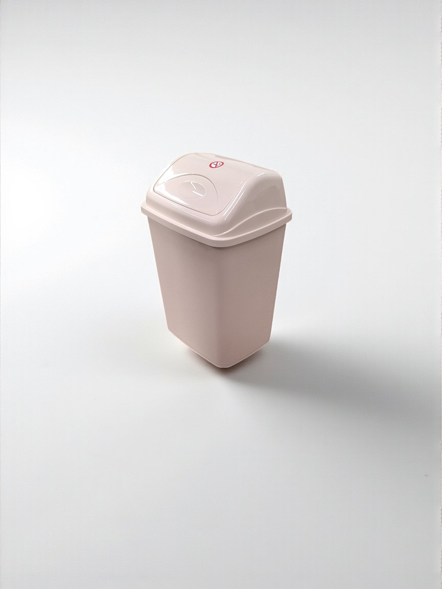 Vuilnisbak met Klepdeksel – Crème – 16L