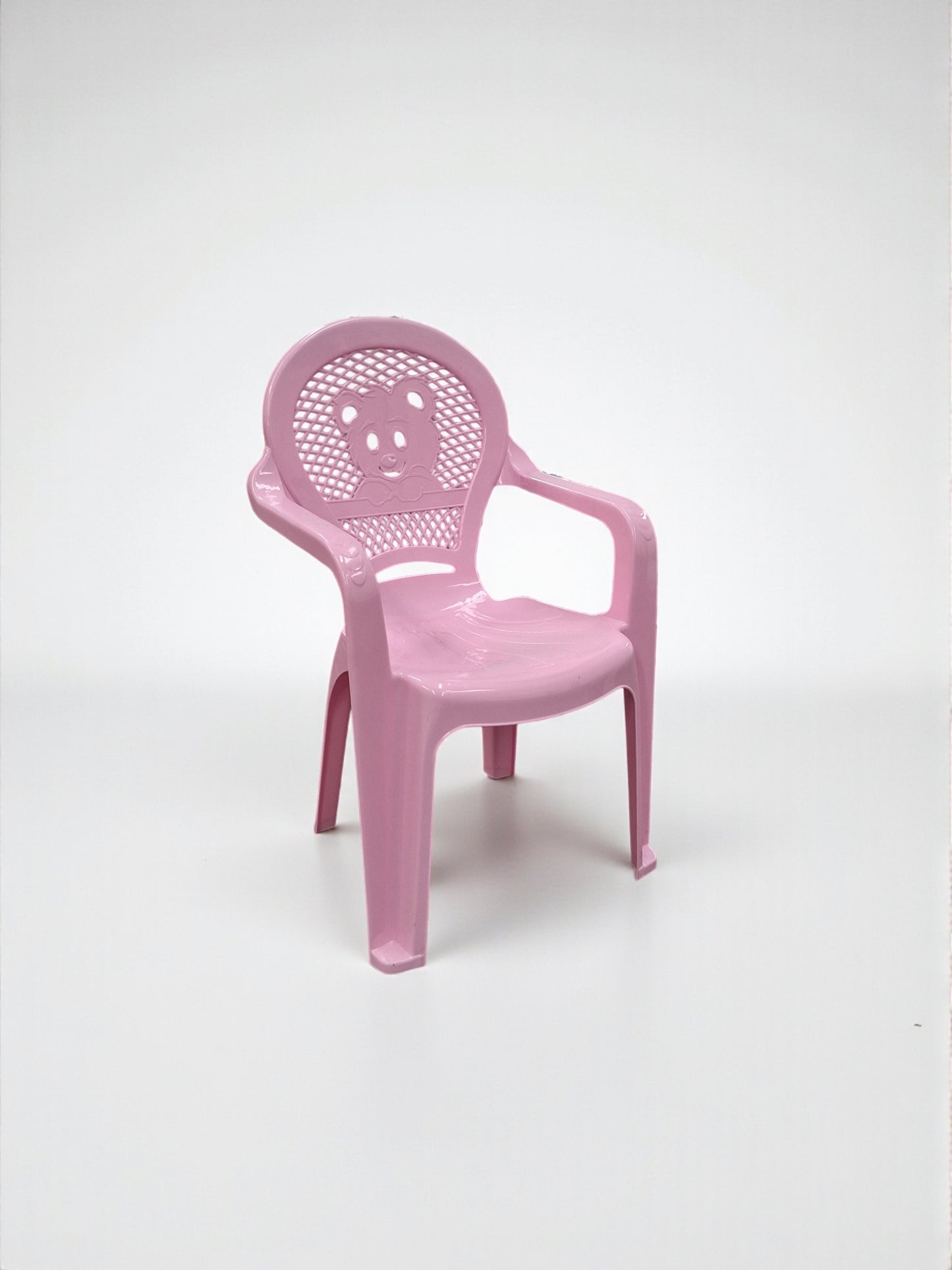 Kinderstoel met Berenmotief – Roze