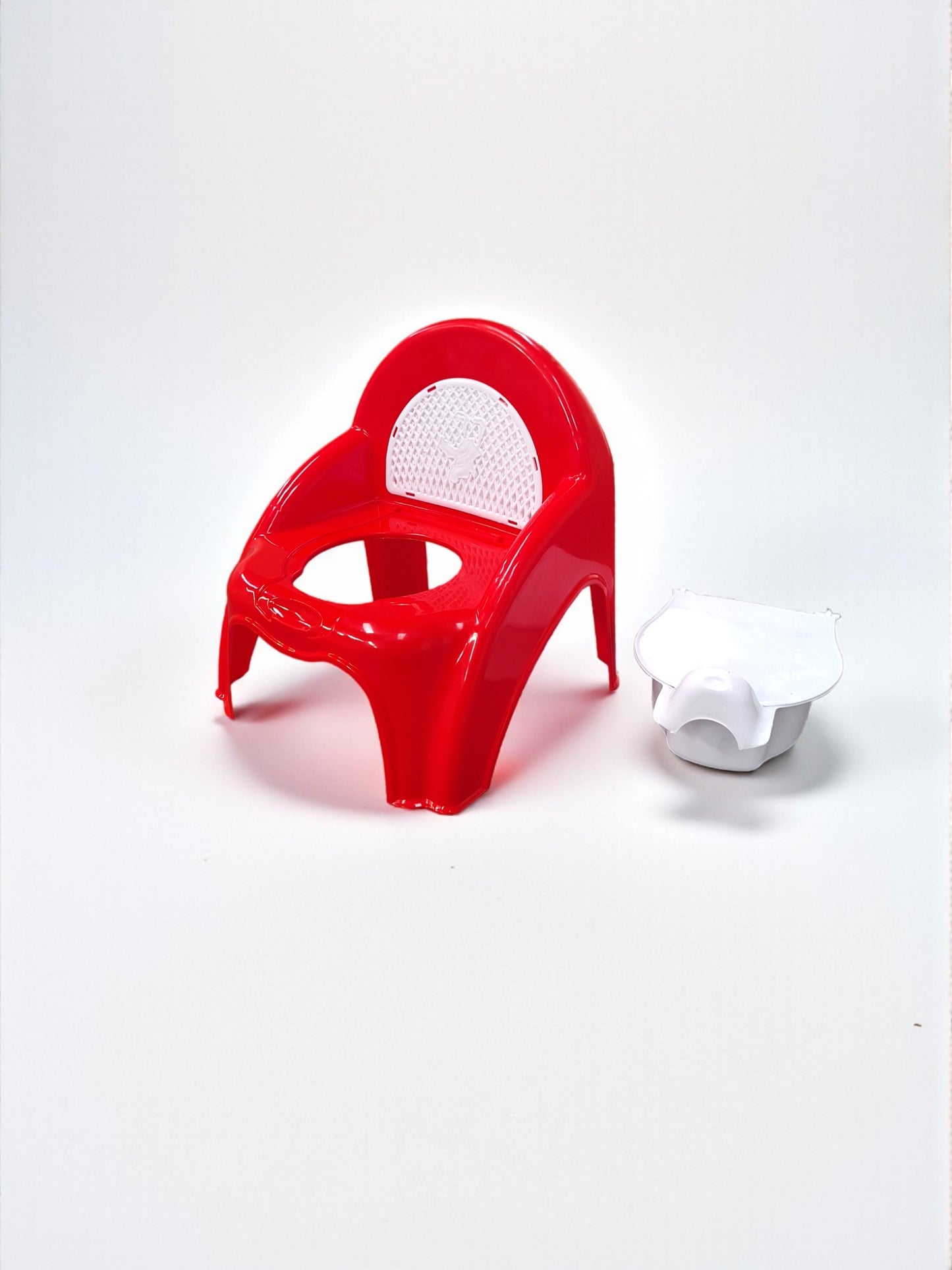 Kinderpotje met Deksel – Rood
