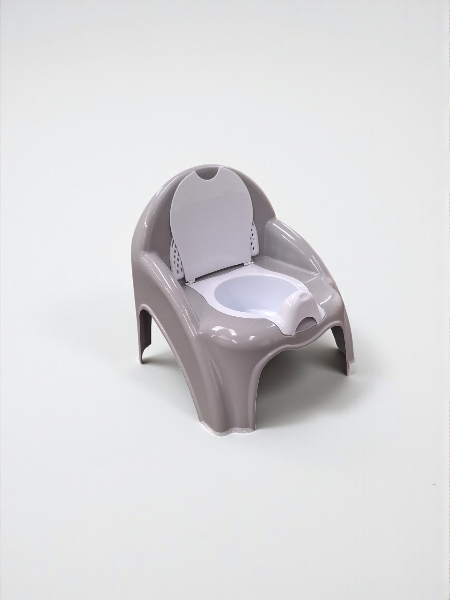 Kinder Potje met Rugleuning – Grijs