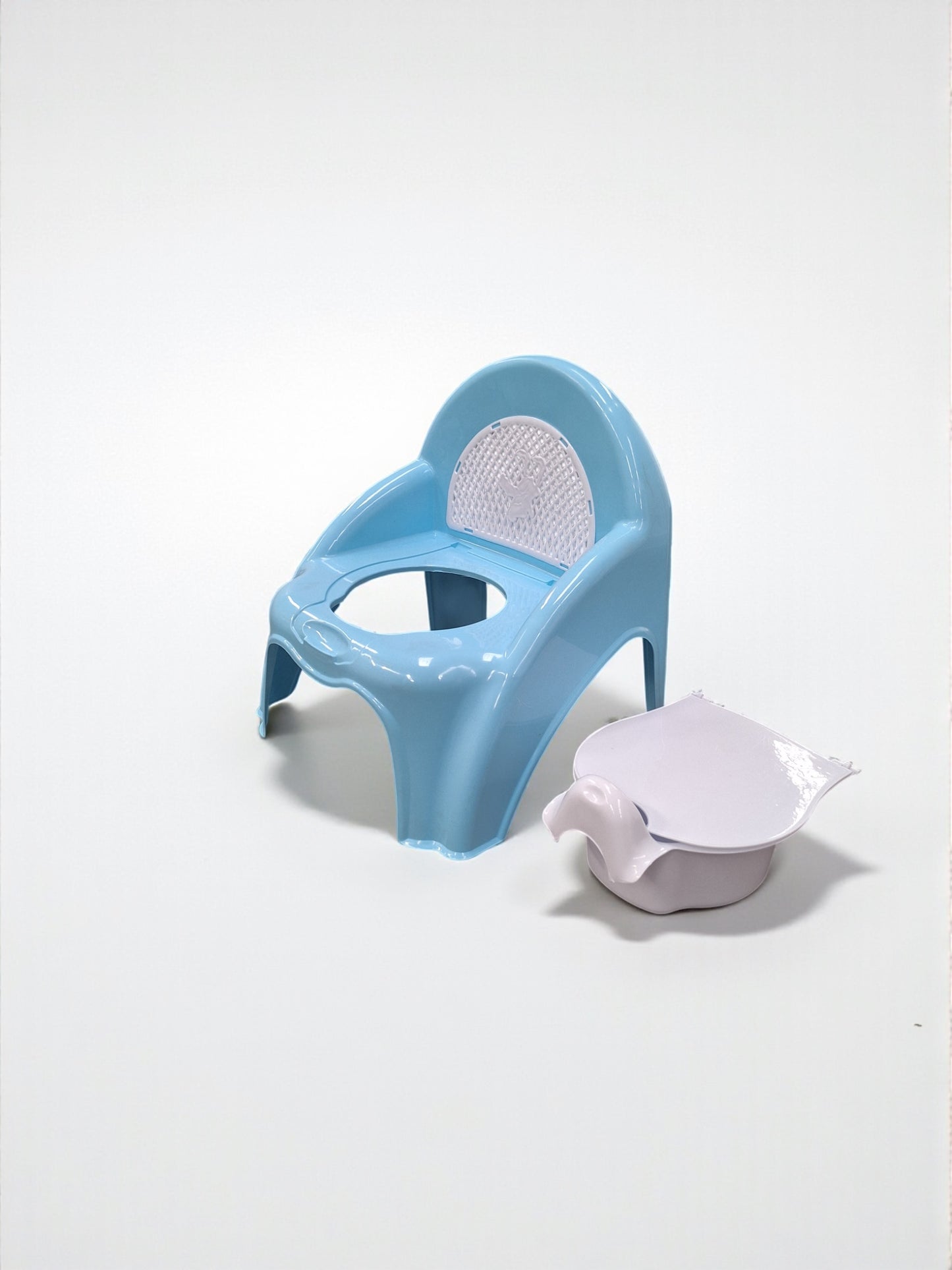 Kinderpotje Blauw met Deksel en Uitneembare Inzet