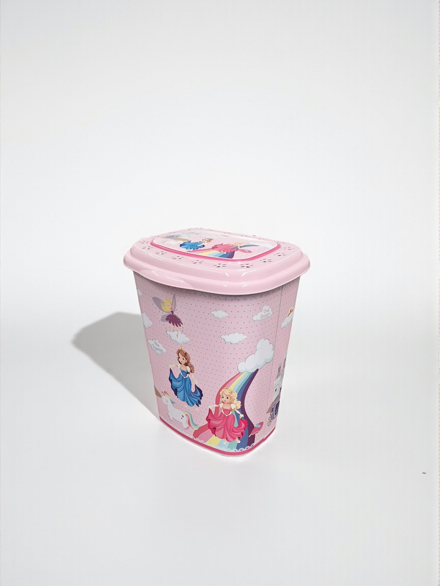 Opbergemmer met deksel – Prinses Design – 50 Liter