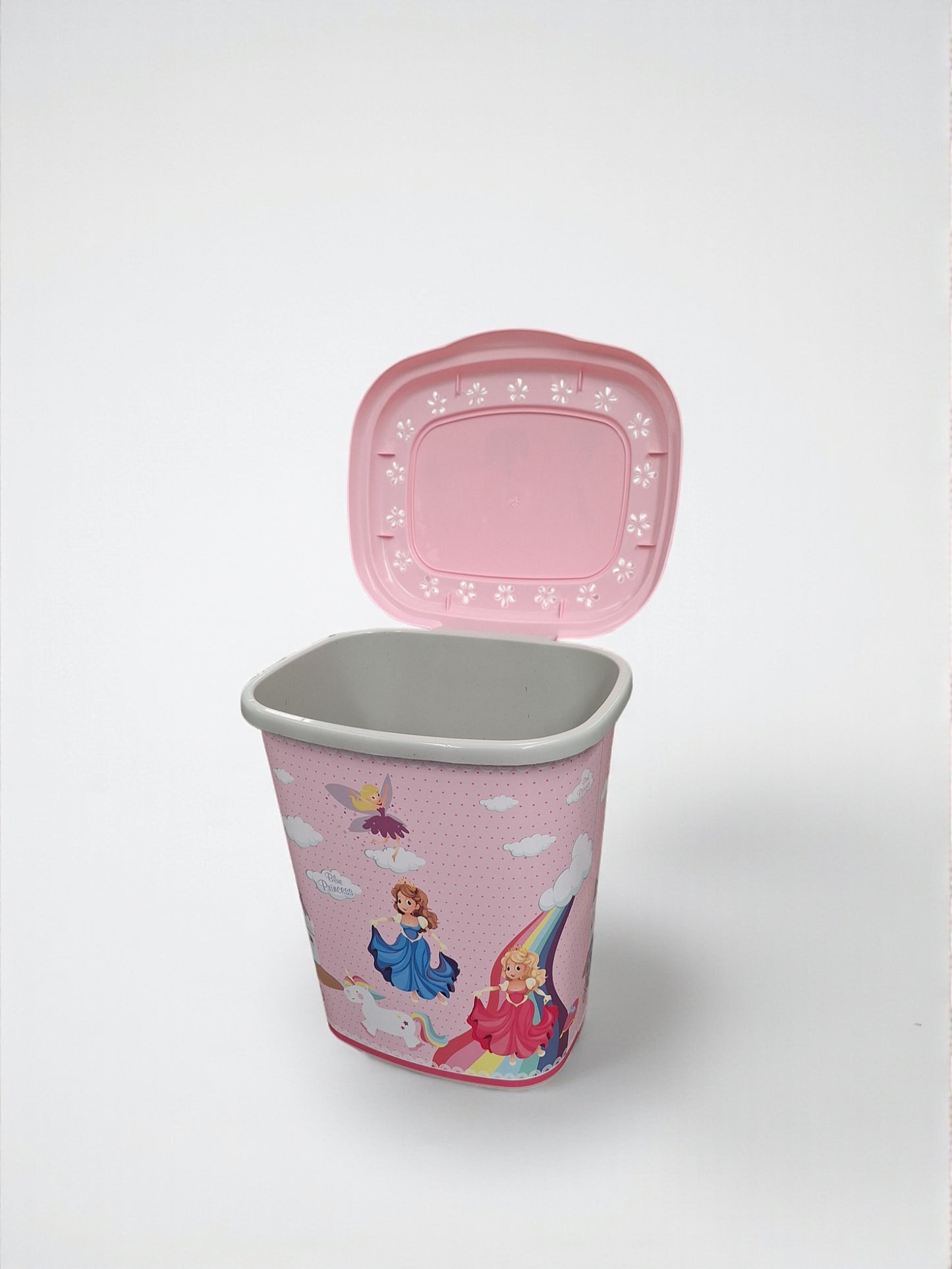 Opbergemmer met deksel – Prinses Design – 50 Liter