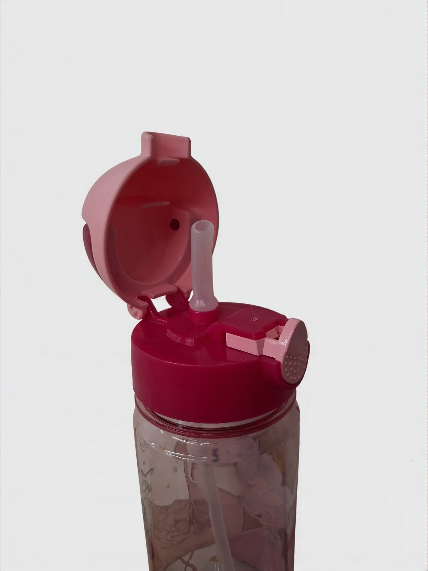 Kinder Drinkfles met Rietje – Prinses & Flamingo – 750 ml