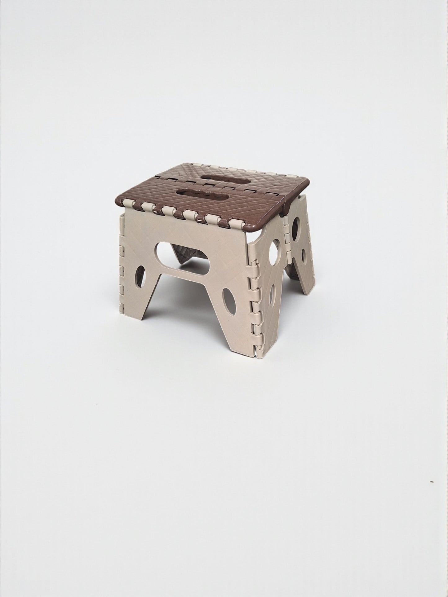 Opvouwbare Kruk – Beige/Bruin
