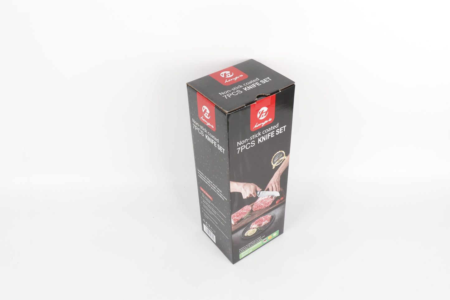 7-delige Messenset met Houtlook