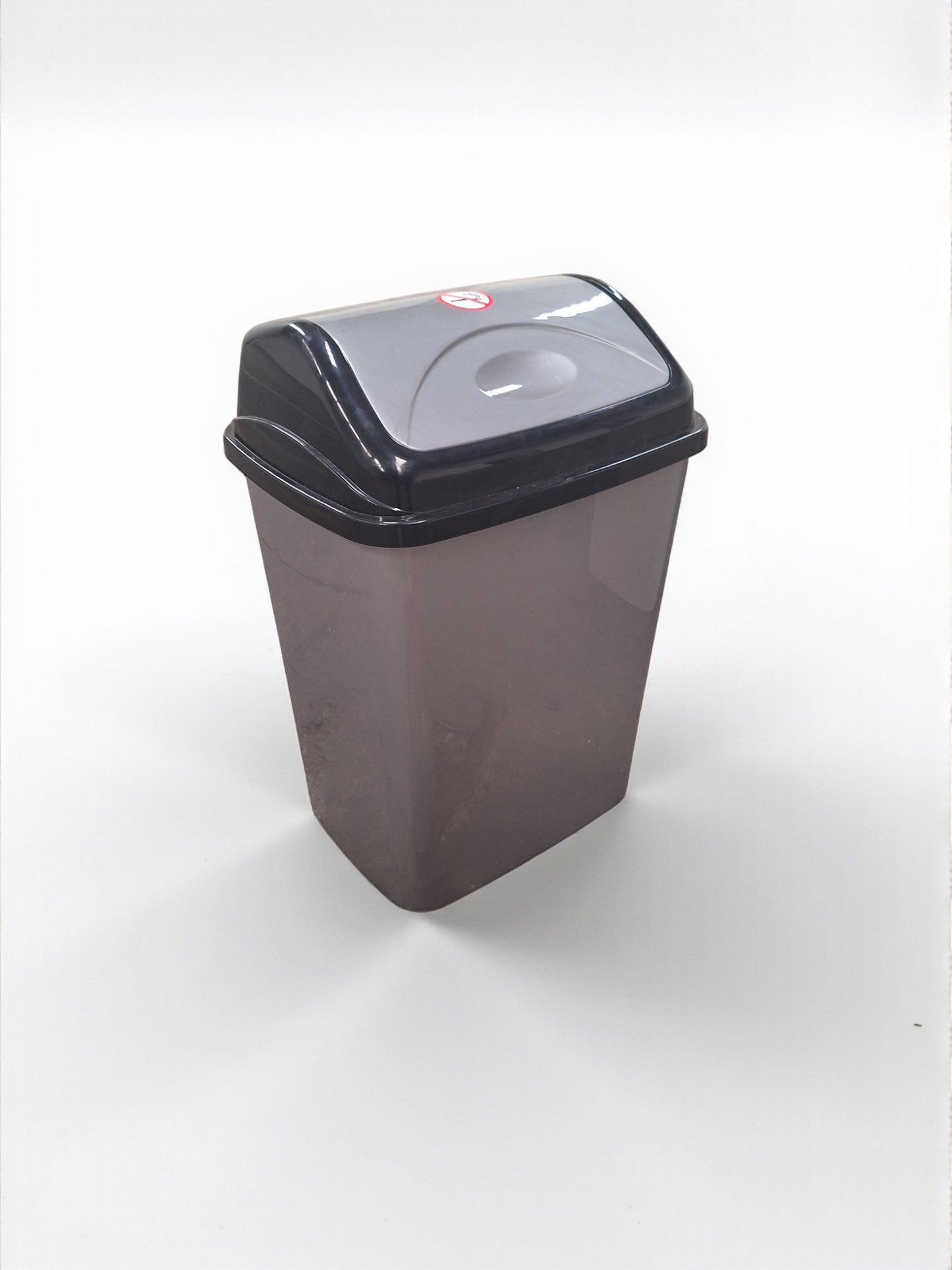 Vuilnisbak met Klepdeksel – Donkergrijs – 50L