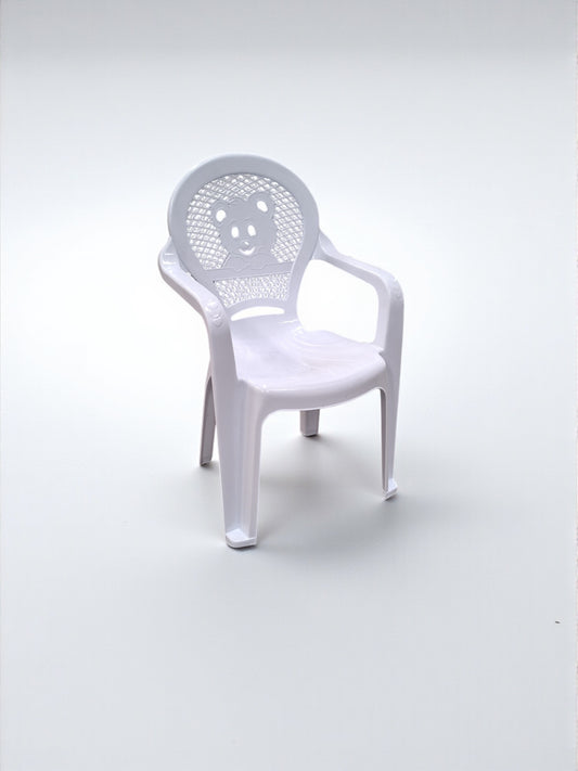 Kinderstoel met Beren Design – Wit