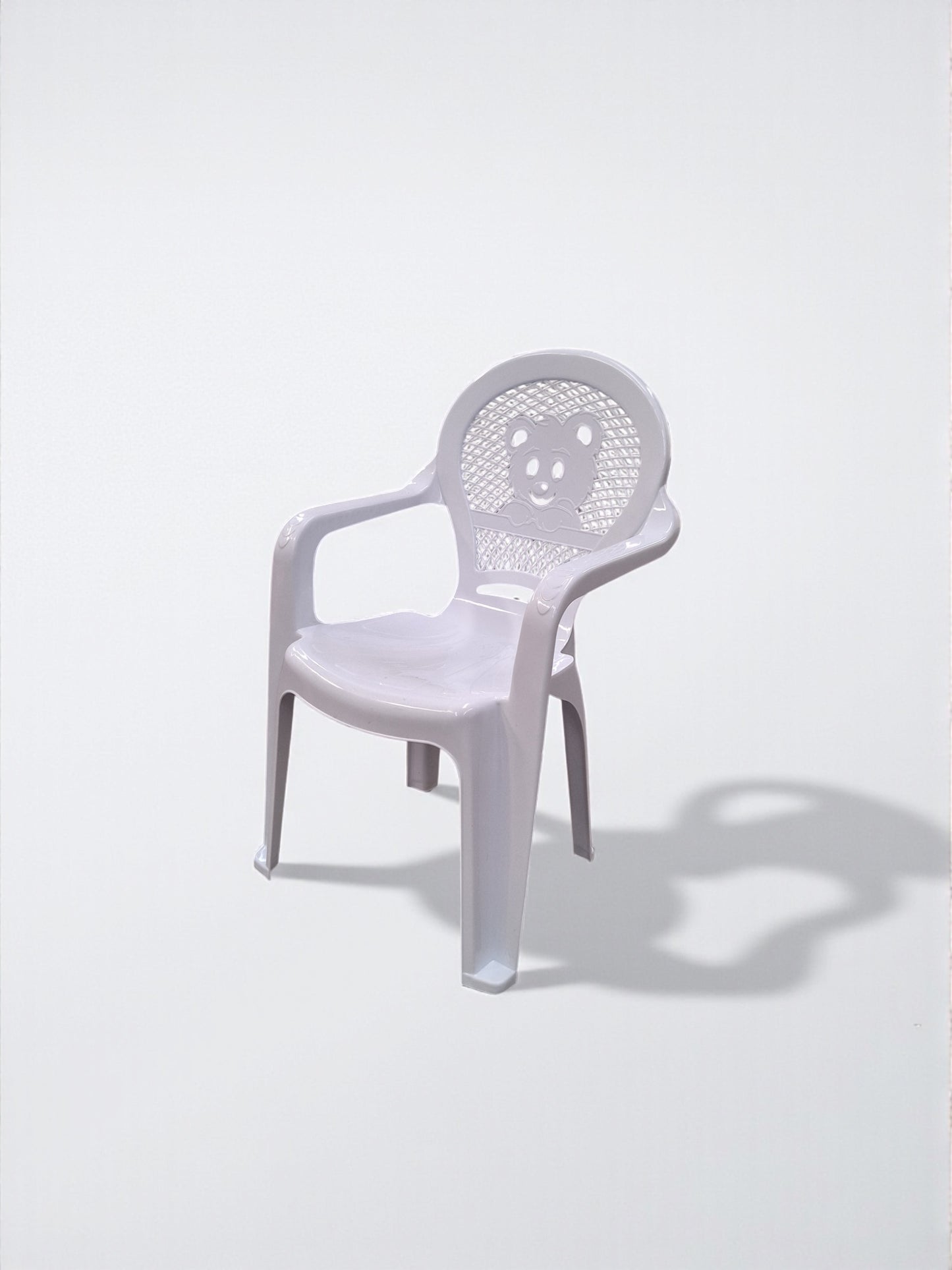 Kinderstoel met Beren Design – Wit