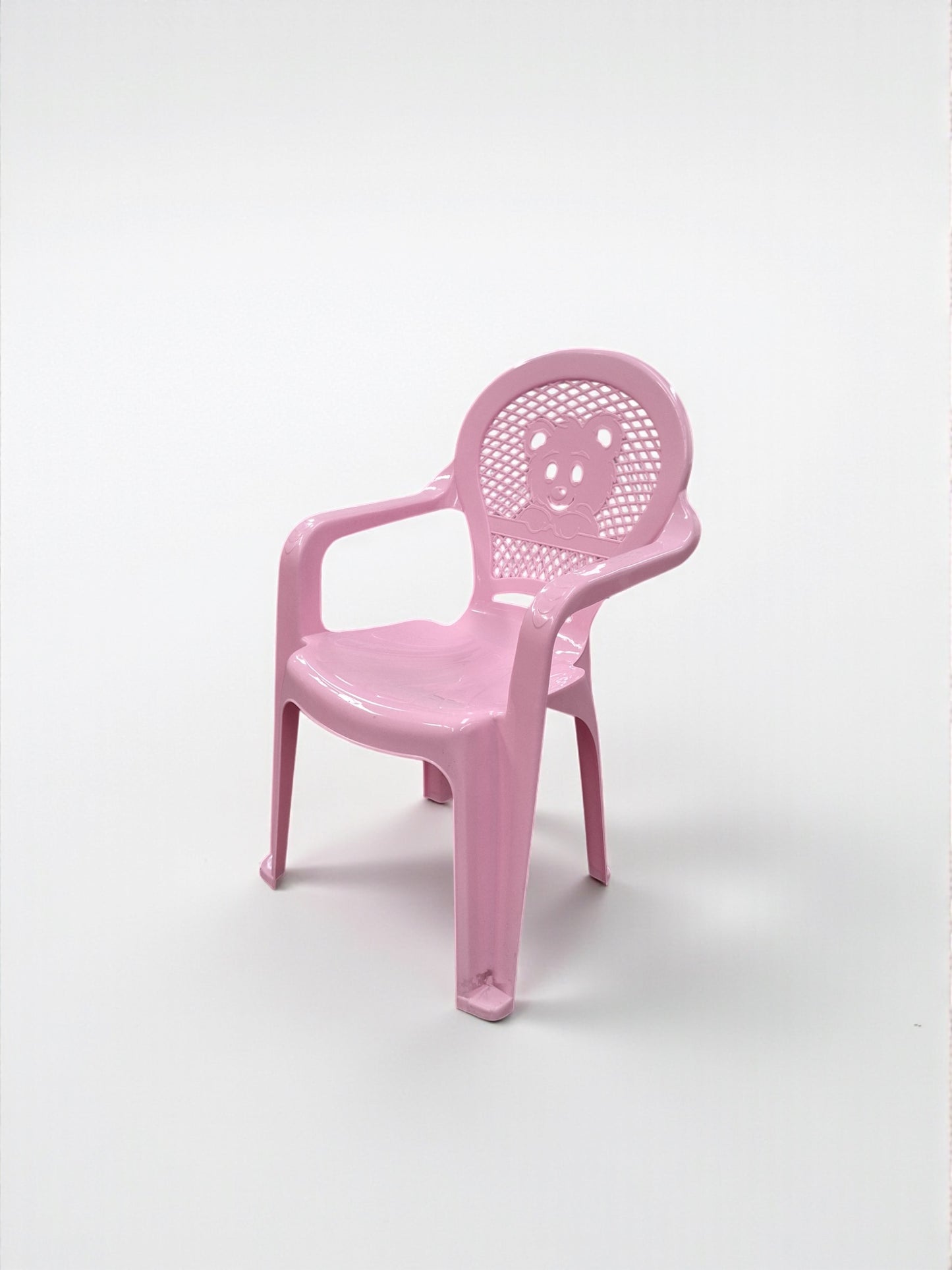 Kinderstoel met Berenmotief – Roze
