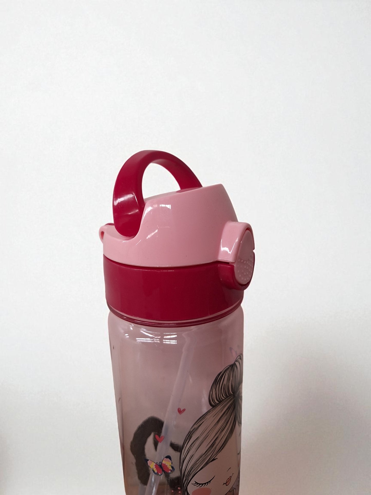 Kinder Drinkfles – Meisje & Bloemen