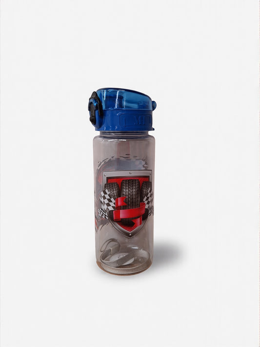 Kinder Drinkfles – Race Auto Blauw