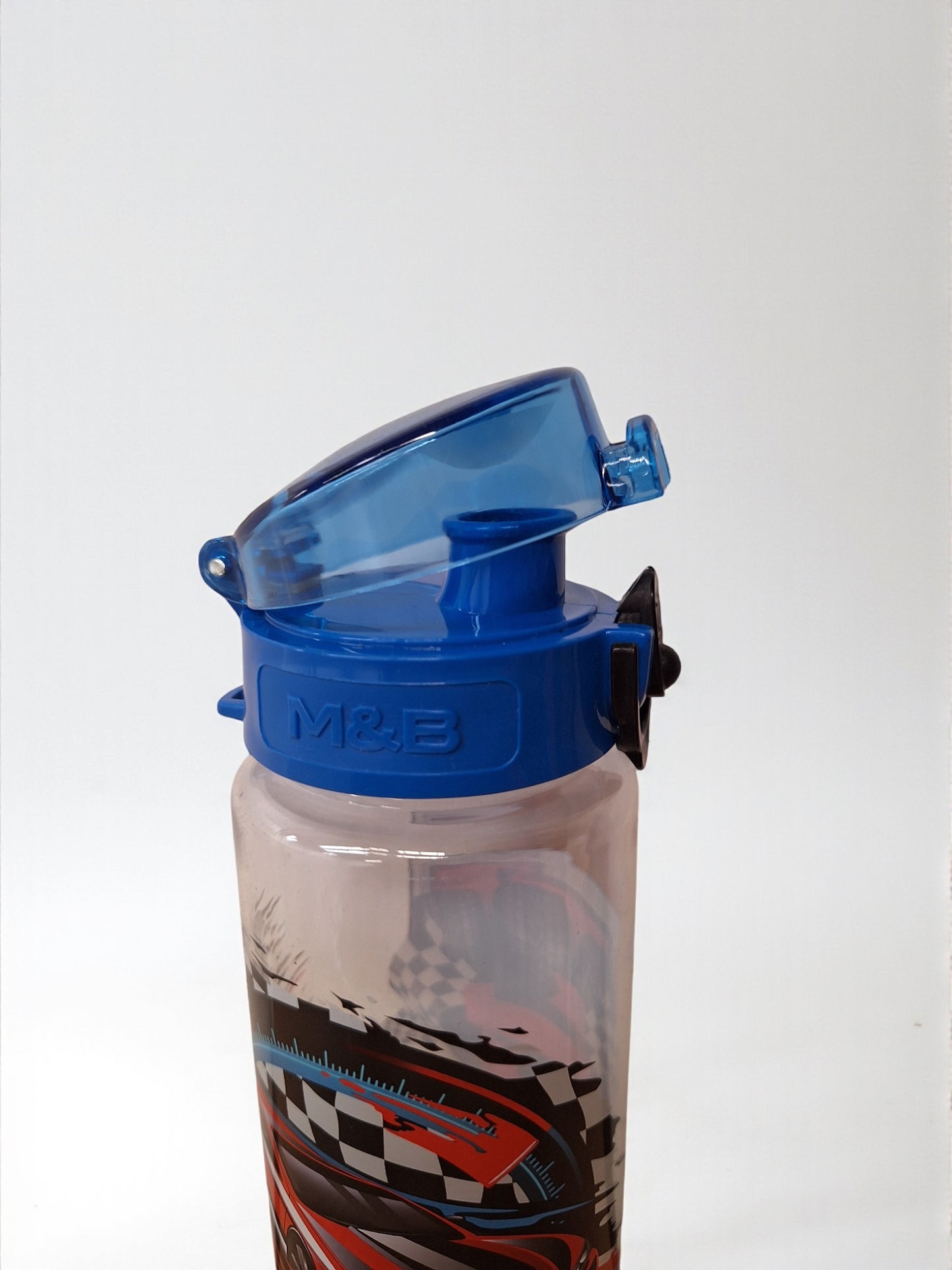 Kinder Drinkfles – Race Auto Blauw