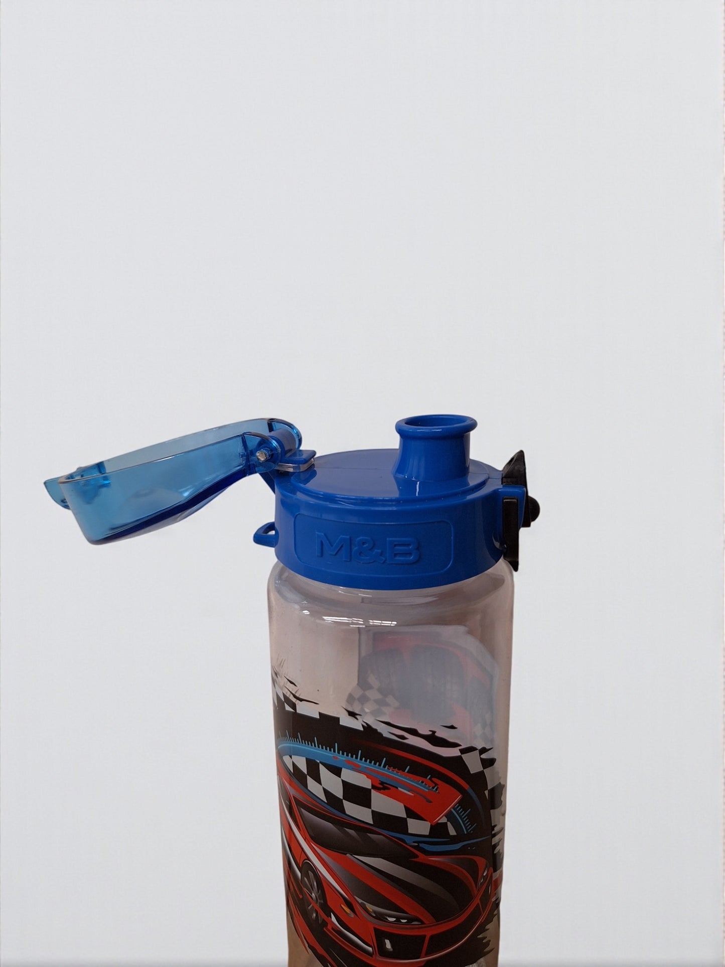 Kinder Drinkfles – Race Auto Blauw