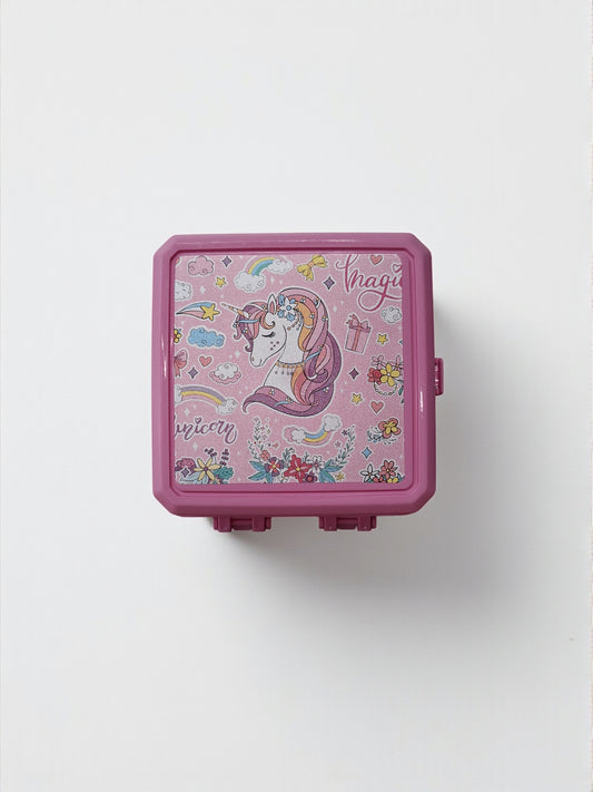 Kinder Broodtrommel Unicorn – 2 Vakken + Lepel