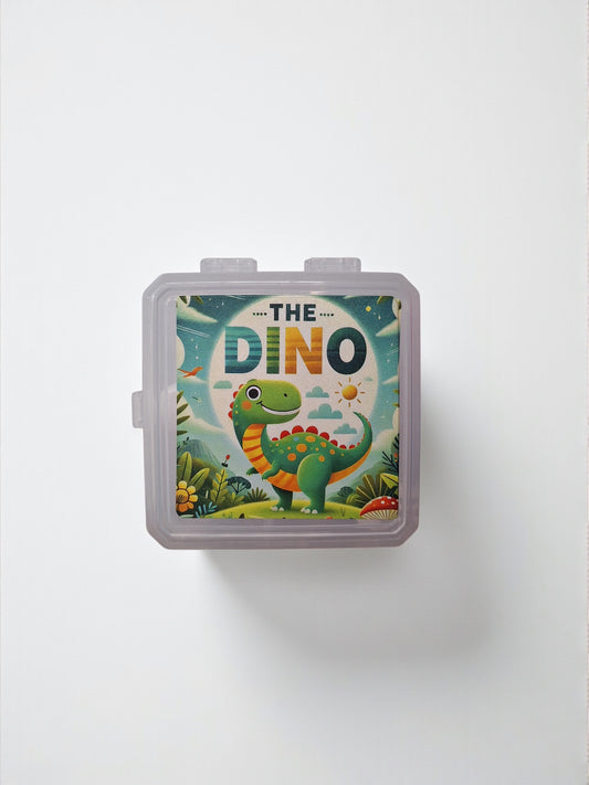 Kinder Broodtrommel – Dino – 2 Vakken + Lepel