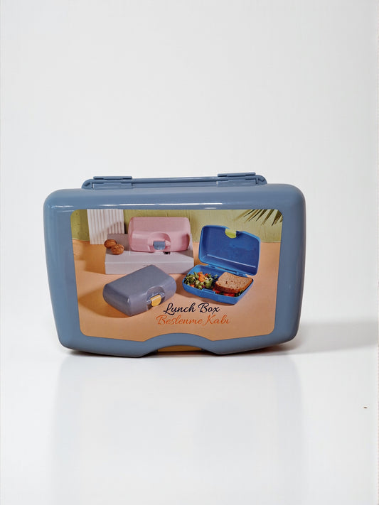 Lunchbox met kliksluiting – Grijs