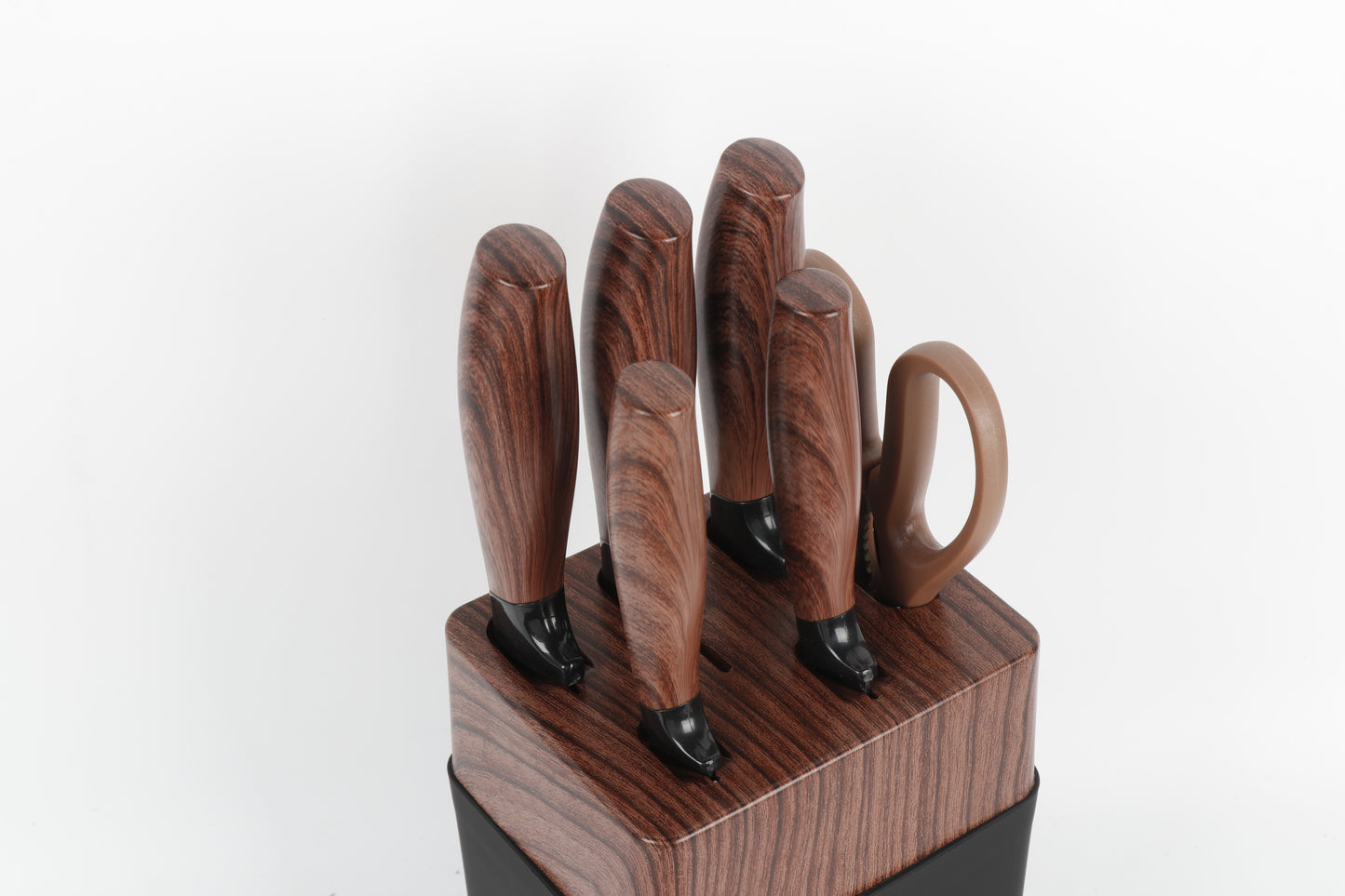 7-delige Messenset met Houtlook