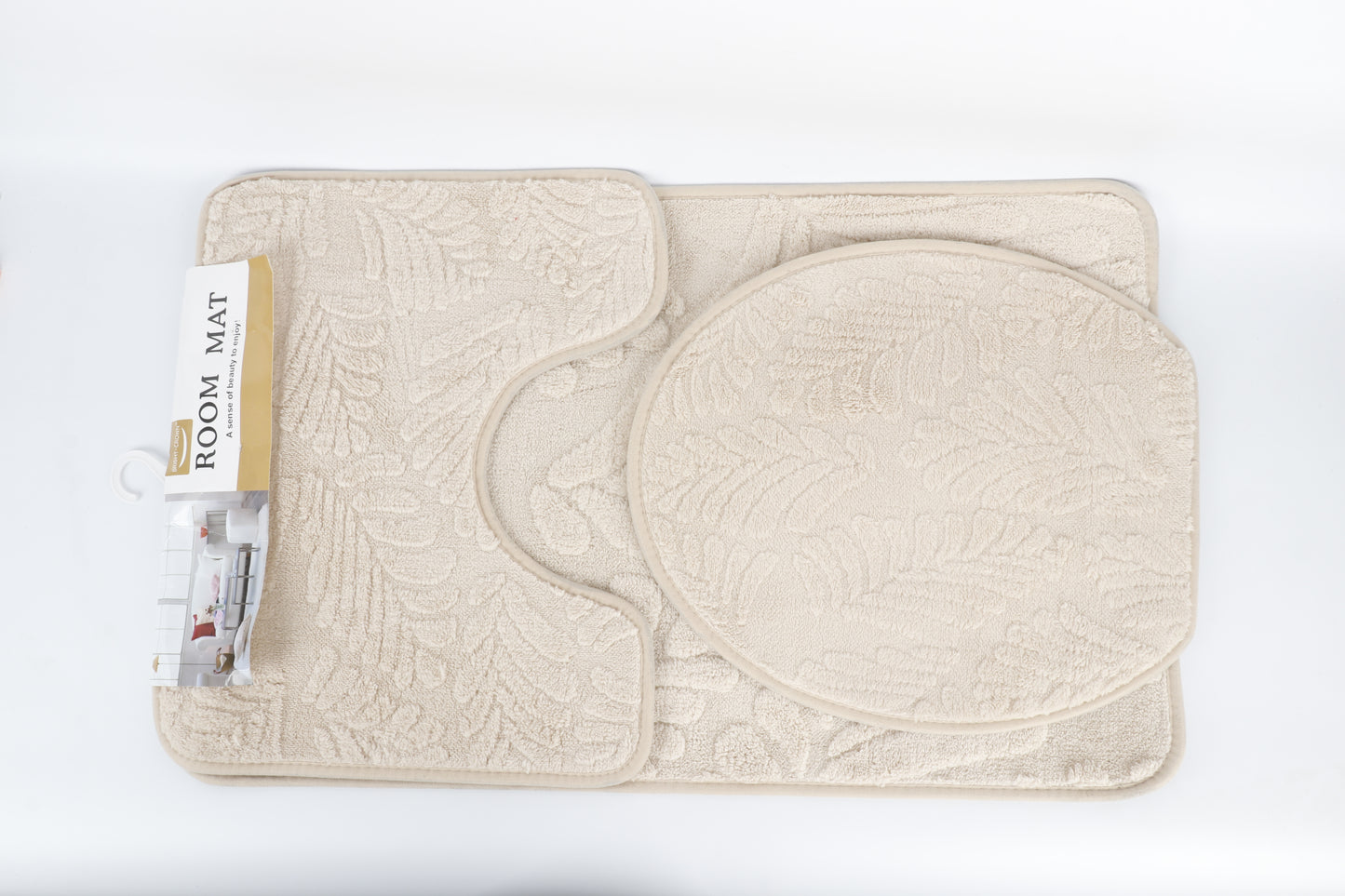 Badkamer Mat Set – Crème