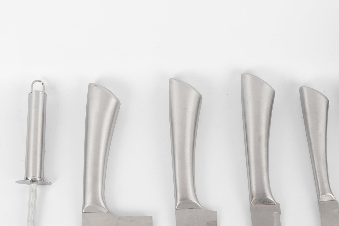 8-delige Messenset met Houder – Roestvrijstaal (Unique Germany)