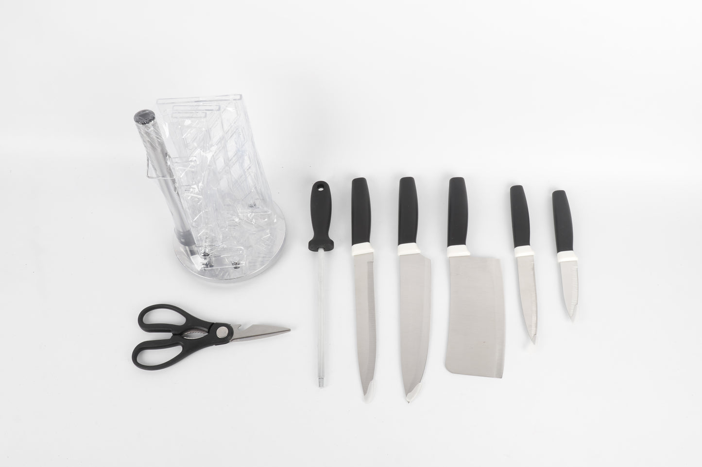 8-delige Messenset met Houder – German Steel